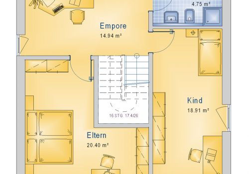 Pultdachhaus 160 m² OG