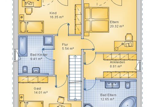 Pultdachhaus 162 m² DG