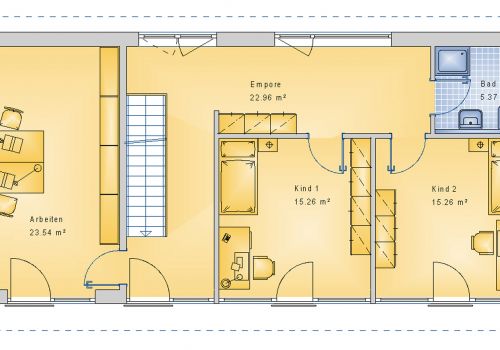 Pultdachhaus 169 m² DG