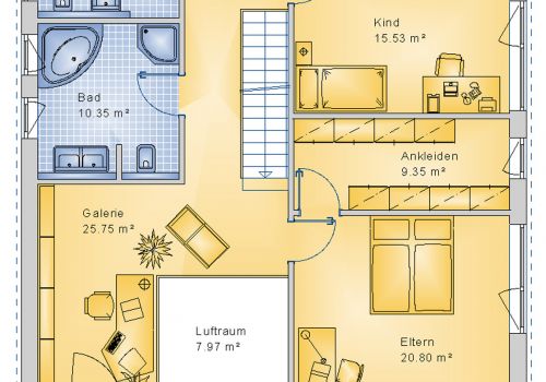 Pultdachhaus 181 m² DG