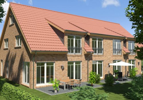 Reihenhaus 120 m² Ansicht 2