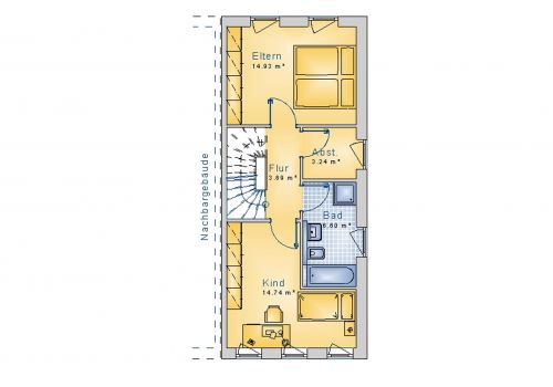 Reihenhaus 124 m² OG
