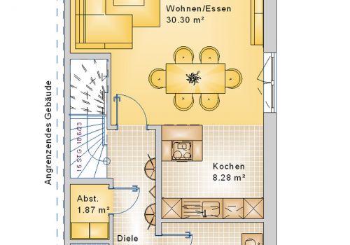 Reihenhaus 167 m² EG