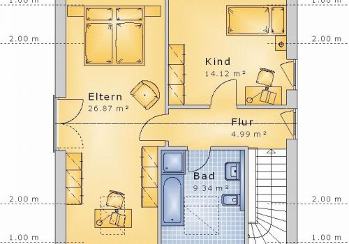 Satteldach 101 m² DG