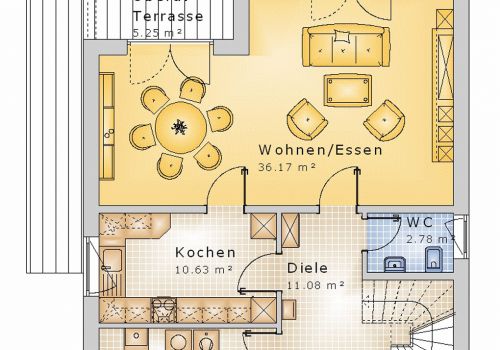 Satteldachhaus 120 m² EG