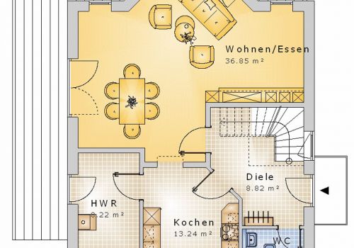 Satteldachhaus 121 m² EG