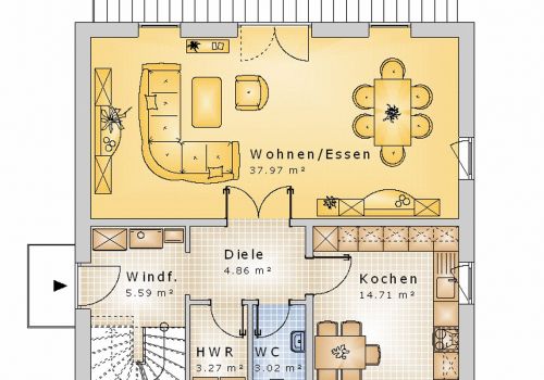 Satteldachhaus 121 m² EG