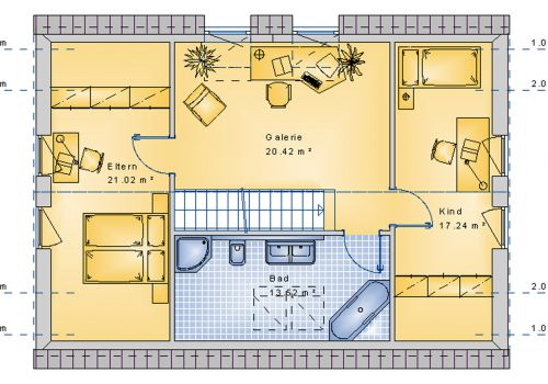 Satteldachhaus 131 m² DG