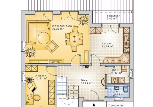 Satteldachhaus 154 m² EG
