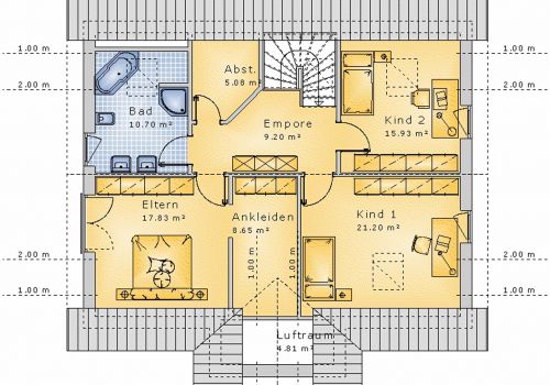 Satteldachhaus 163 m² DG