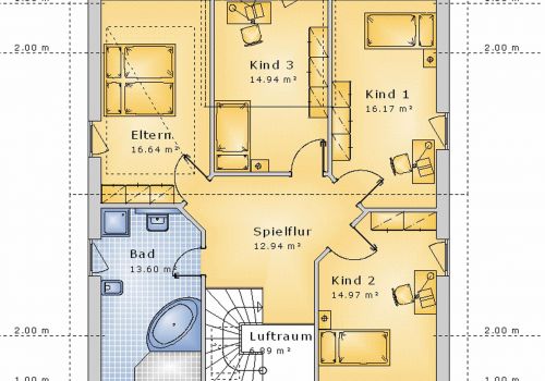 Satteldachhaus 165 m² DG