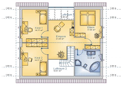 Satteldachhaus 173 m² DG