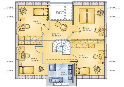 Satteldachhaus 180 m² DG