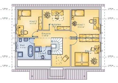 Satteldachhaus 182 m² DG