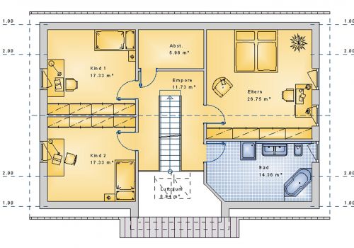 Satteldachhaus 183 m² DG