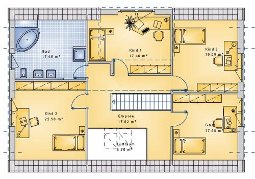 Satteldachhaus 204 m² DG