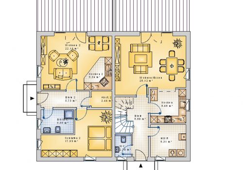 Satteldachhaus 210 m² EG