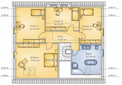 Satteldachhaus 214 m² DG