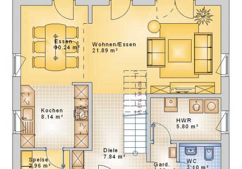 Stadthaus 121 m² EG