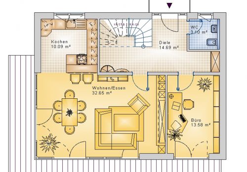 Stadthaus 137 m² EG