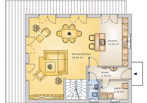 Stadthaus 151 m² EG