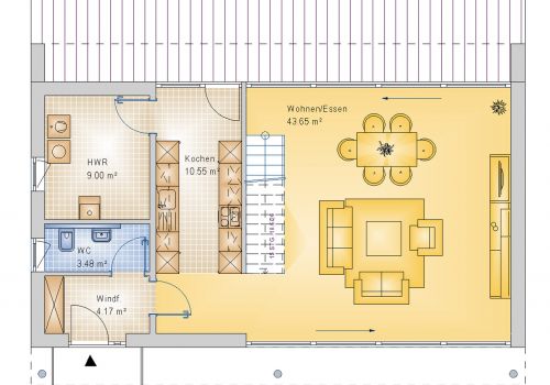 Stadthaus 163 m² EG