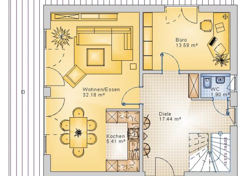 Stadthaus 165 m² EG
