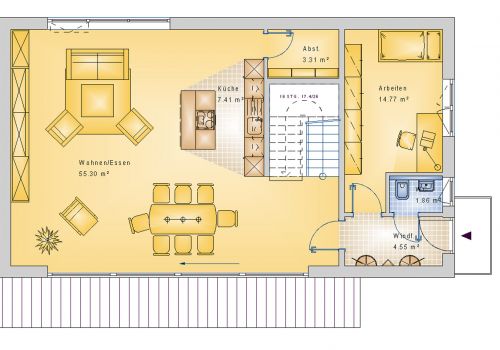 Stadthaus 166 m² EG