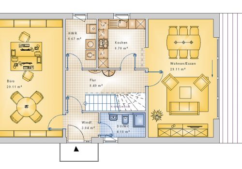 Stadthaus 167 m² EG