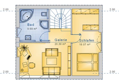 Stadthaus 96 m² DG