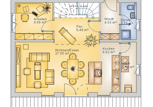 Stadtvilla 127 m² EG