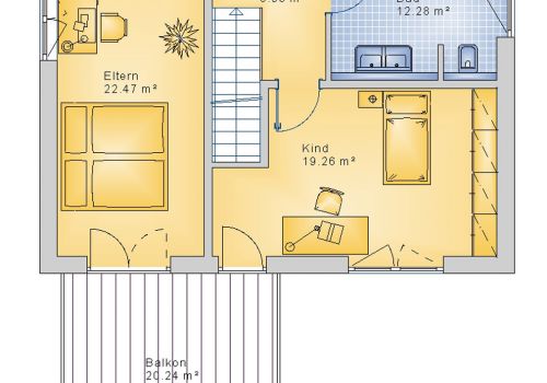 Stadtvilla 151 m² DG