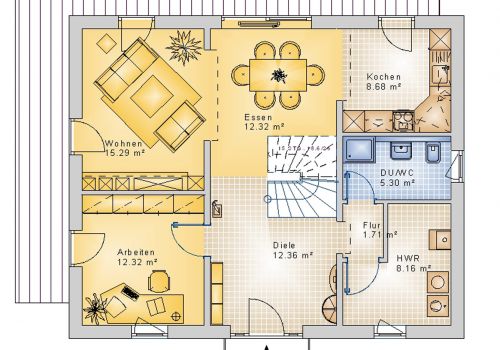 Stadtvilla 153 m² EG