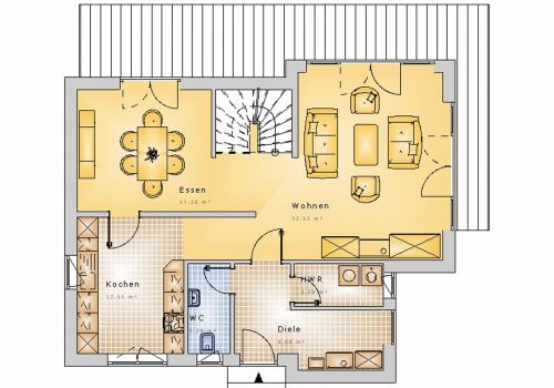 Stadtvilla 154 m² EG