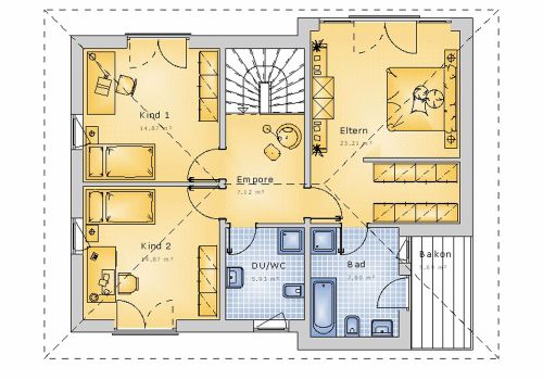 Stadtvilla 154 m² OG