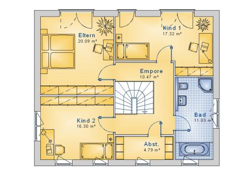 Stadtvilla 161 m² OG