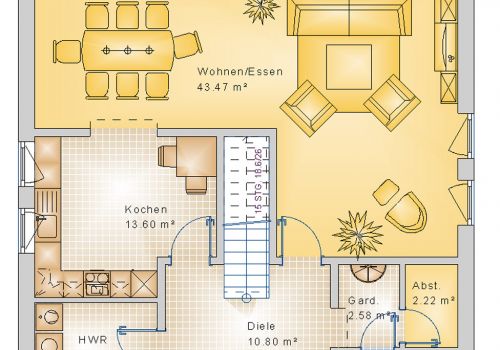 Stadtvilla 165 m² EG