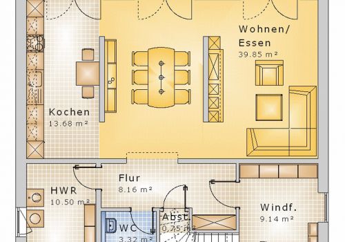 Stadtvilla 172 m² EG