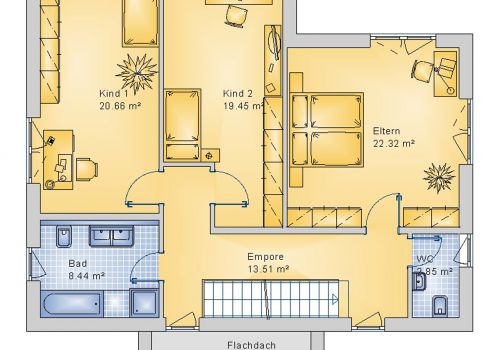 Stadtvilla 179 m² OG