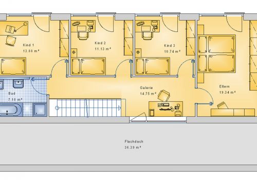 Stadtvilla 192 m² OG