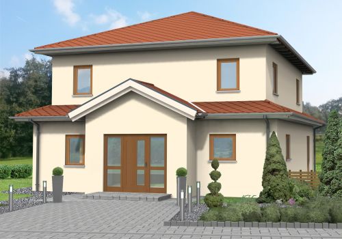 Staffelhaus 142 m² Ansicht 2