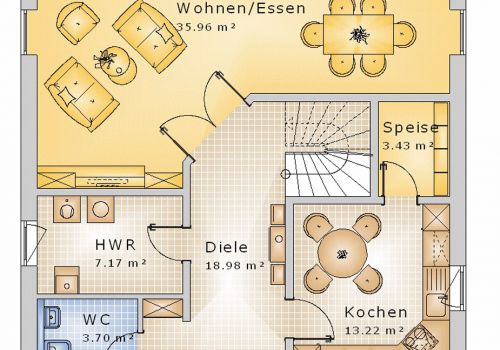 Staffelhaus 142 m² EG