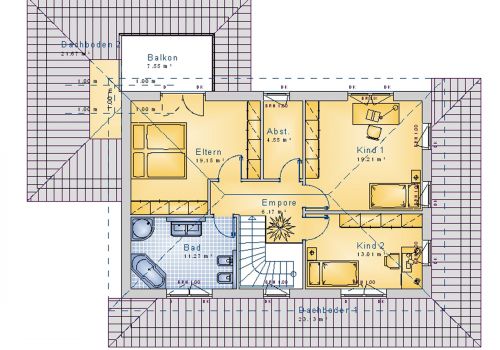 Staffelhaus 193 m² DG